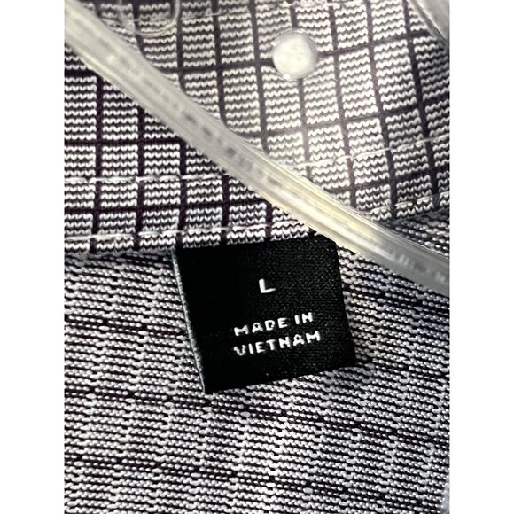 Dunning Golf Shirt Polo Sz L 100% Polyester Long (34”) Easy Care - Picture 4 of 7